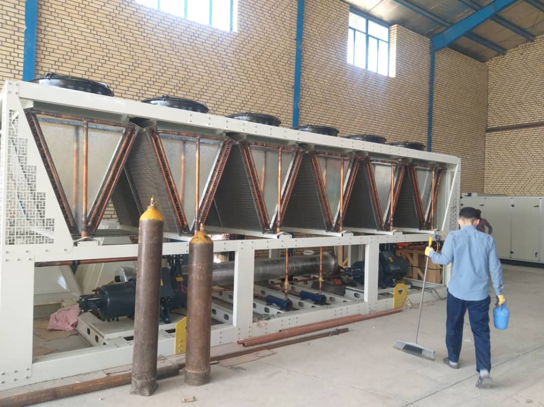 خریدچیلرتراکمی هوا خنک60تن